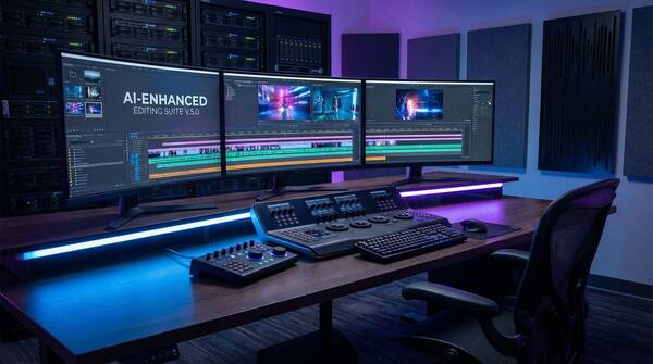 黄色仓库 AI视频剪辑工作台