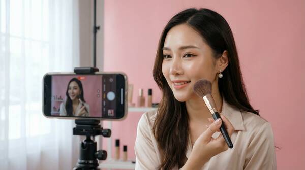 黄色仓库美妆视频教程